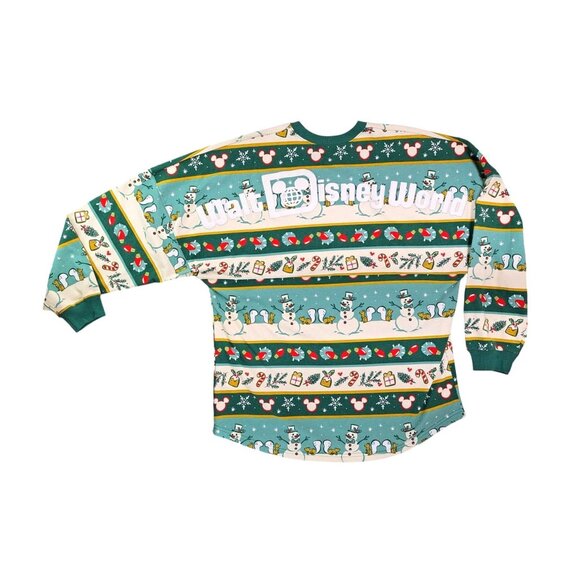 Walt Disney World Mickey Snowman Christmas Spirit Jersey Size Large New No Tags - Picture 2 of 16